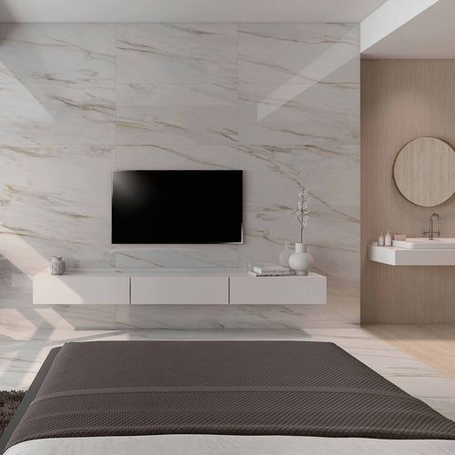 Porzellanfliesen - CALACATA  - Roca Tile - poliert / für den Innenraum / für Badezimmer