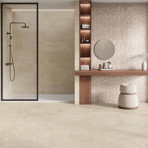 Feinsteinzeugfliesen - BRIXSTONE - Roca Tile - matt / für den Innenraum / für Badezimmer