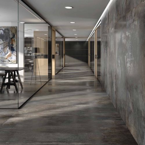 Keramikfliesen - IRON - Roca Tile - Porzellan / Metall / matt