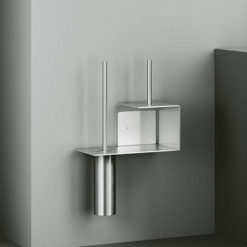 Wandmontiertes Regal - QA1700 - QuadroDesign - modern / Edelstahl / für Badezimmer
