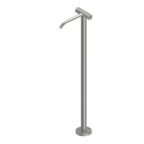 Badewannen-Einhebelmischer - HUM 24 05V - QuadroDesign - bodenstehend / aus Edelstahl 316L / für Badezimmer