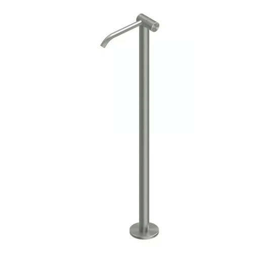 Badewannen-Einhebelmischer - HUM 24 05 - QuadroDesign - freistehend / bodenstehend / Edelstahl