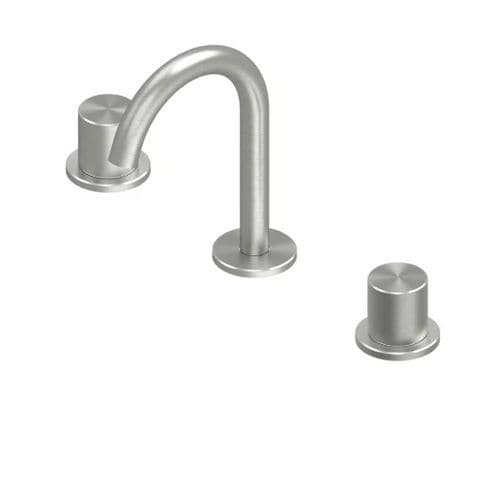 Einhebelmischer für Waschbecken - HUM 24 31V - QuadroDesign - Aufsatz / im Bereich / Edelstahl