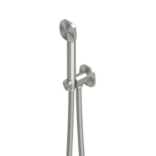 Quadratische Handdusche - SUPER 22 66 - QuadroDesign - aus Edelstahl 316L / modern / gebürstet