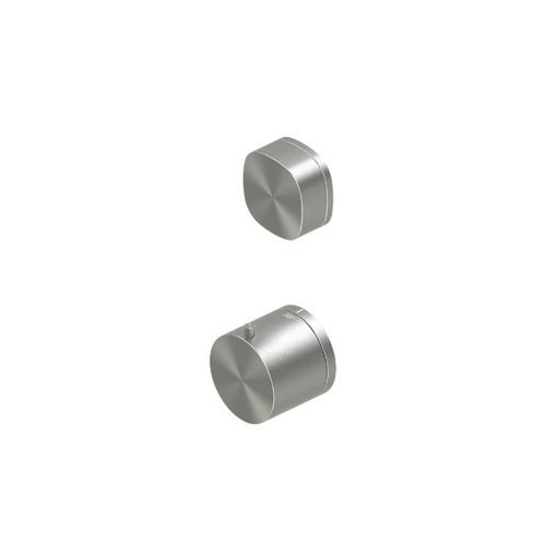 Thermostatischer Einhebelmischer - SUPER 22 47.0M - QuadroDesign - für Waschtisch / eingebaut / Edelstahl