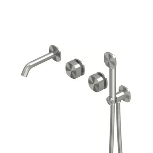 Wandmontiertes Duschsystem - SUPER 22 69T - QuadroDesign - modern / minimalistisches Design / mit Handbrause