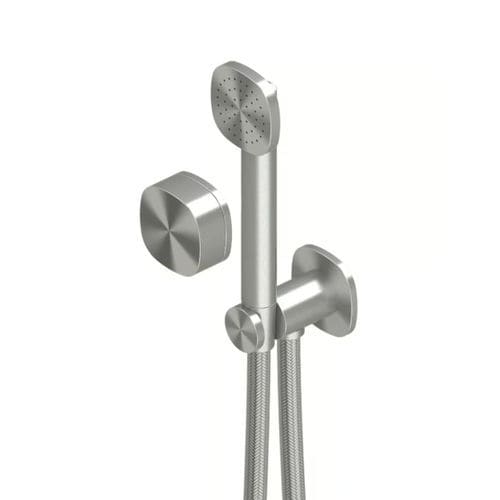 Einhebelmischer für Dusche - SUPER 22 58 - QuadroDesign - wandmontiert / aus Edelstahl 316L / für Badezimmer