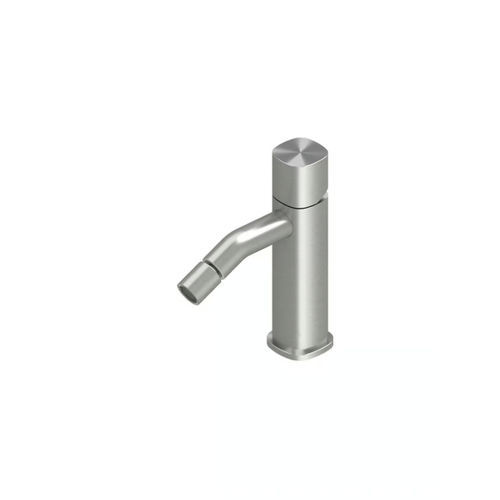 Bidet-Einhebelmischer - SUPER 22 35T - QuadroDesign - im Bereich / gebürsteter Edelstahl / Edelstahl AISI 316