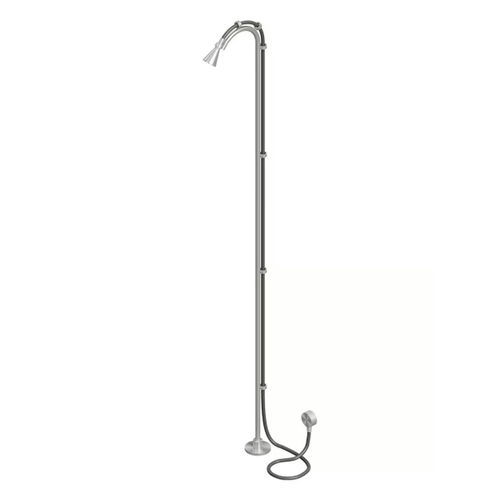 Duschsäule für Gewerbegebrauch - FFQT CD021 2 - QuadroDesign - für Spa / aus Edelstahl 316L / gebürstet