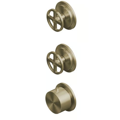Manuelles thermostatisches Ventil - VALVOLA02 20 49 0 - QuadroDesign - Raum / 2-Wege / wandmontiert