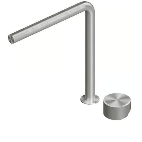 Einhebelmischer für Waschbecken - STEREO 16 32 T - QuadroDesign - im Bereich / aus Edelstahl 316L / für Badezimmer