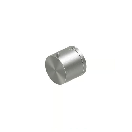 Einhebelmischer für Feuchträume - 11 63M - QuadroDesign - wandmontiert / thermostatisch / gebürsteter Edelstahl