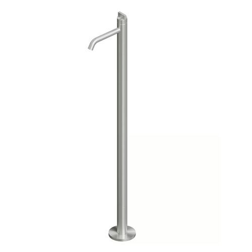 Einhebelmischer für Waschbecken - Q 18 05 - QuadroDesign - bodenstehend / aus Edelstahl 316L / für den Innenraum