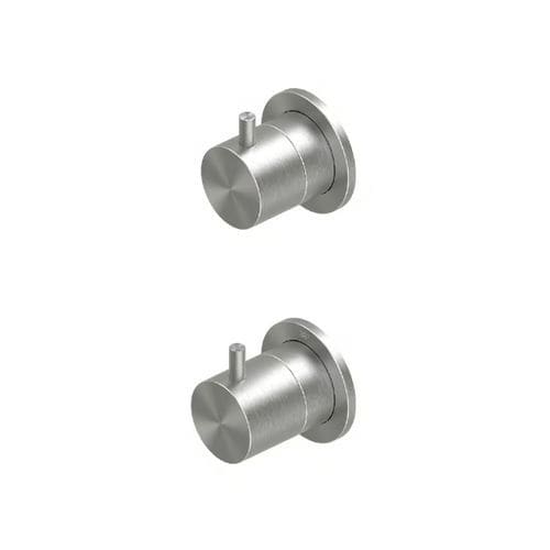 Thermostatischer Einhebelmischer - OTTAVO 12 47M - QuadroDesign - für Duschen / wandmontiert / aus Edelstahl 316L
