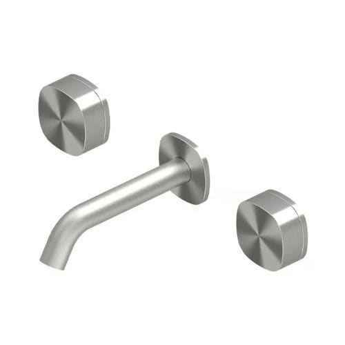 Einhebelmischer für Waschtisch - SUPER 22 10V - QuadroDesign - wandmontiert / Einbau / aus Edelstahl 316L
