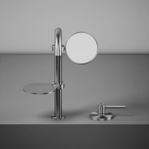 Wandmontierter Spiegel für Badezimmer - QA003 - QuadroDesign - Tisch / für Hotels / für sanitäre Anlagen
