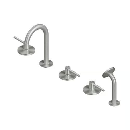 Wannenset aus Edelstahl 316L - FFQT 21 98 - QuadroDesign - im Bereich / modern / 3-Loch