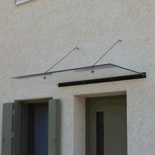Vordach für Tür - LIRA  - FIVE STARS ITALY - für Fenster / Aluminium / Polycarbonat