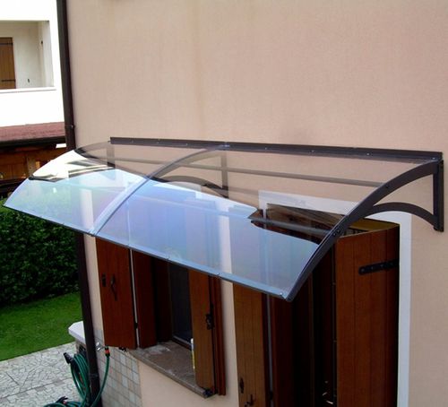Vordach für Tür - CUPOLINA - FIVE STARS ITALY - für Fenster / Aluminium / Polycarbonat