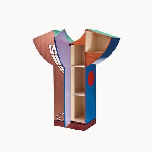 Hohes Sideboard - CRISTALLO - BD Barcelona Design - originelles Design / MDF / mit Regal