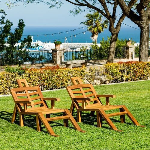 Moderne Sonnenliege - PORTLLIGAT  - BD Barcelona Design - Stoff / Iroko / Iroko