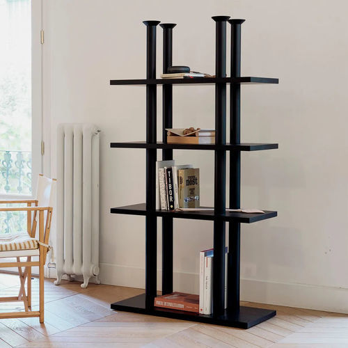 Modernes Regal - PERISTYLO - BD Barcelona Design - Esche / Massivholz / gebeiztes Holz