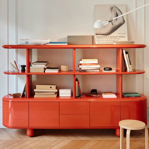 Modernes Sideboard - EXPLORER XL - BD Barcelona Design - lackiertes MDF / MDF / Erlenholz