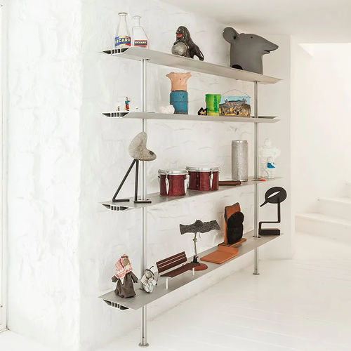 Wandmontiertes Regal - HYPOSTILA - BD Barcelona Design - modern / anodisiertes Aluminium / extrudiertes Aluminium