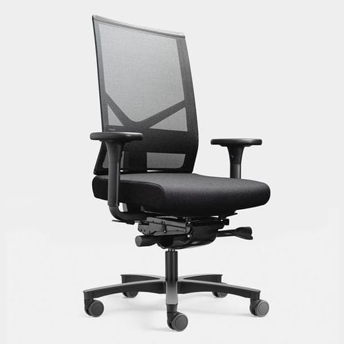 Moderner Bürostuhl - FIGO AIR 1N - Löffler Bürositzmöbel GmbH - für den Innenraum / Stoff / Gestell aus Aluminium