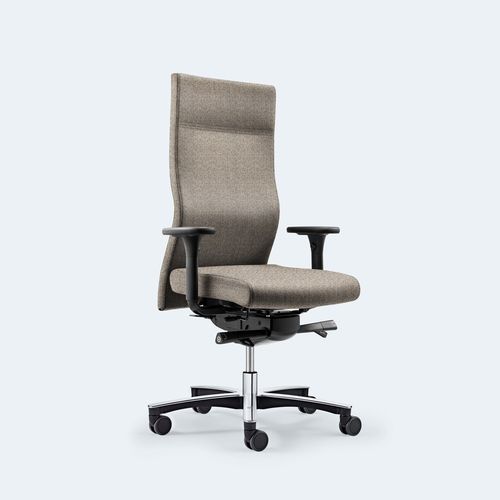Moderner Bürostuhl - PLUS XL - Löffler Bürositzmöbel GmbH - für den Innenraum / Stoff / Schaumstoff