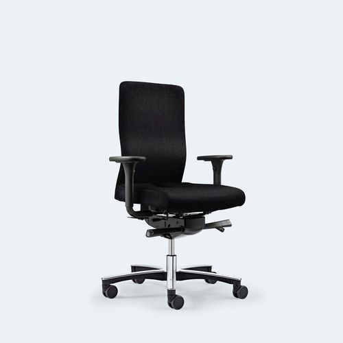 Moderner Bürostuhl - PLUS VISIBLE - Löffler Bürositzmöbel GmbH - für den Innenraum / Stoff / Gestell aus Metall