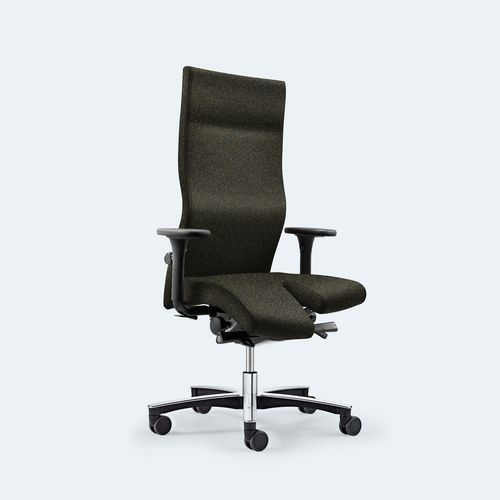 Moderner Bürostuhl - Plus Arthrodese XL - Löffler Bürositzmöbel GmbH - für den Innenraum / Stoff / Gestell aus Aluminium