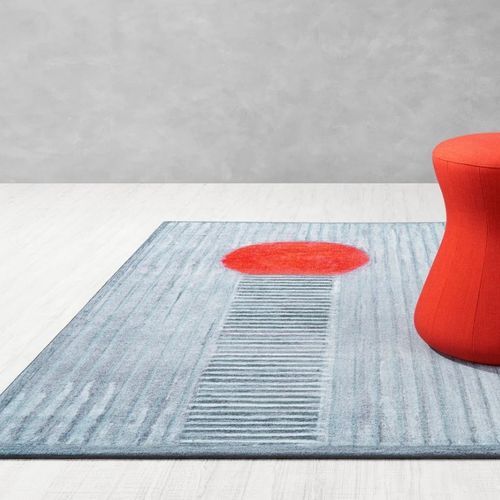Moderner Teppich - JENNY - Löffler Bürositzmöbel GmbH - Streifenmuster / geometrisches Muster / Textil