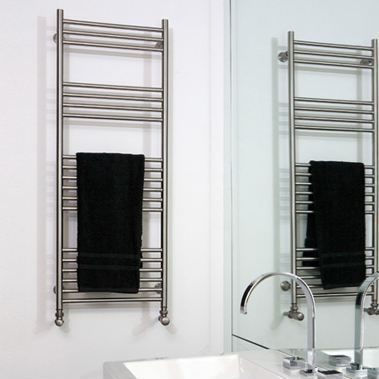 Heißwasser-Badheizkörper - TORA  - AEON Sculptural Heating - elektrisch / modern / Edelstahl