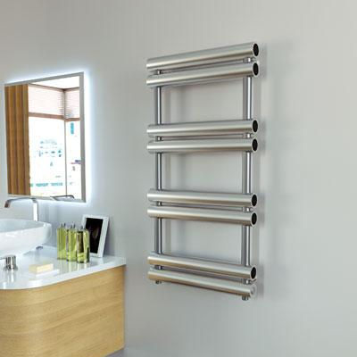 Heißwasser-Badheizkörper - TUBO - AEON Sculptural Heating - elektrisch / modern / Edelstahl