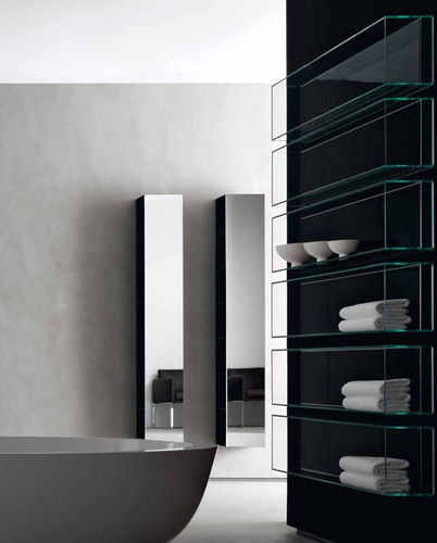 Säulenschrank für Badezimmer - SHY LIGHT & CUBO - RI.FRA MOBILI - modern / mit Spiegel