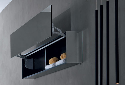 Moderner Badezimmer-Schrank - SHY LIGHT & CUBO - RI.FRA MOBILI - mit Spiegel / wandmontiert