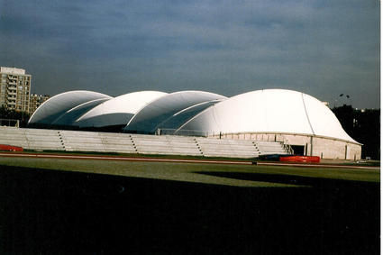Membrankabel-Flächentragwerk - ACS-PRODUCTION - für Abdeckung / mit ETFE-Membran / für Sportplätze