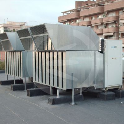 Schalldämpfer für Ventilationsöffnungen / Blech - SNA - Acústica Integral