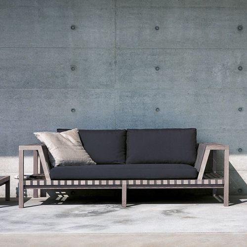 Modernes Sofa - NETWORK 120 - RODA - Stoff / mit Armlehnen / mit abnehmbarem Kissen