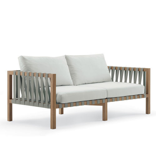 Modernes Sofa - MISTRAL 102 - RODA - für Garten / Stoff / mit Armlehnen