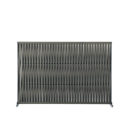 Moderner Paravent - WING 002 - RODA - Polyester / lackierter Stahl / für Terrasse