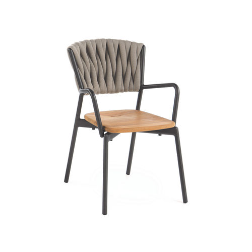 Moderner Stuhl - PIPER 221 - RODA - für Außenbereich / für den Innenraum / Teakholz