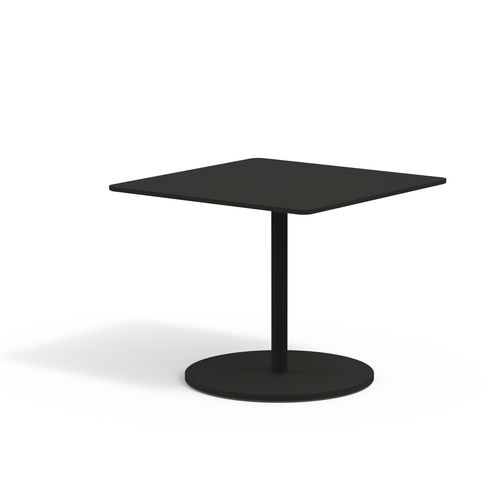 Moderner Bistrotisch - BUTTON 003 - RODA - Aluminium / Gestell aus Aluminium / rund