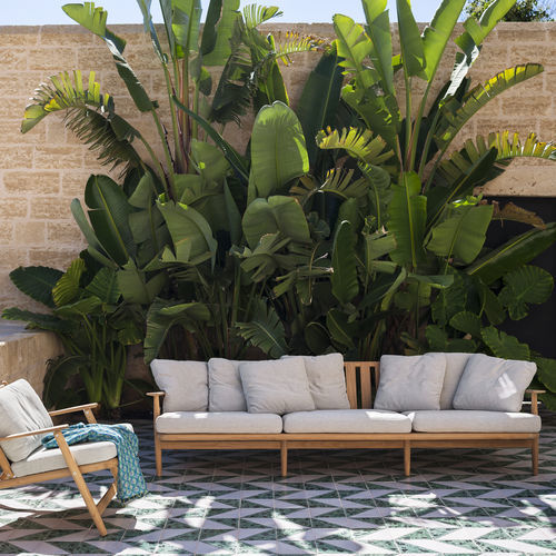 Modernes Sofa - LEVANTE 103 - RODA - für Garten / für Terrasse / Stoff