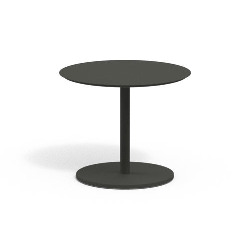 Moderner Bistrotisch - BUTTON 602 - RODA - lackiertes Aluminium / Gestell aus lackiertem Aluminium / rund