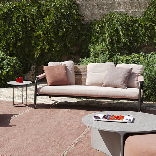 Modernes Sofa - ASTRA 005 - RODA - für Außenbereich / Stoff / mit neigbarer Rückenlehne