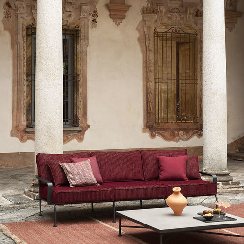 Kompaktes Sofa - STRESA 103 - RODA - klassisch / für Außenbereich / Aluminium