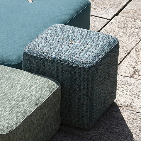 Modernes Sitzkissen - DOUBLE 034 - RODA - Acryl / Netz / Polyester