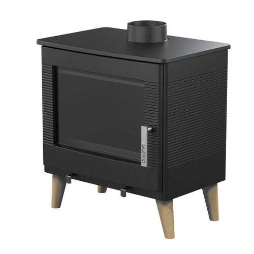 Holz-Kaminofen - MARKUS - SUPRA FRANCE - 5 kW...10 kW / auf Füßen / modern